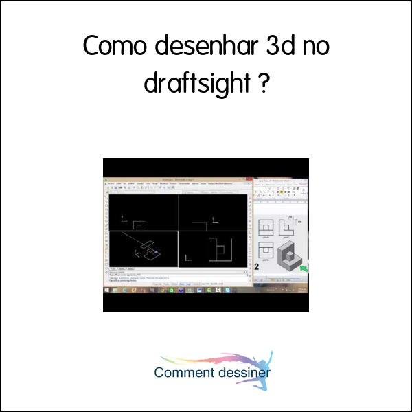 Como desenhar 3d no draftsight